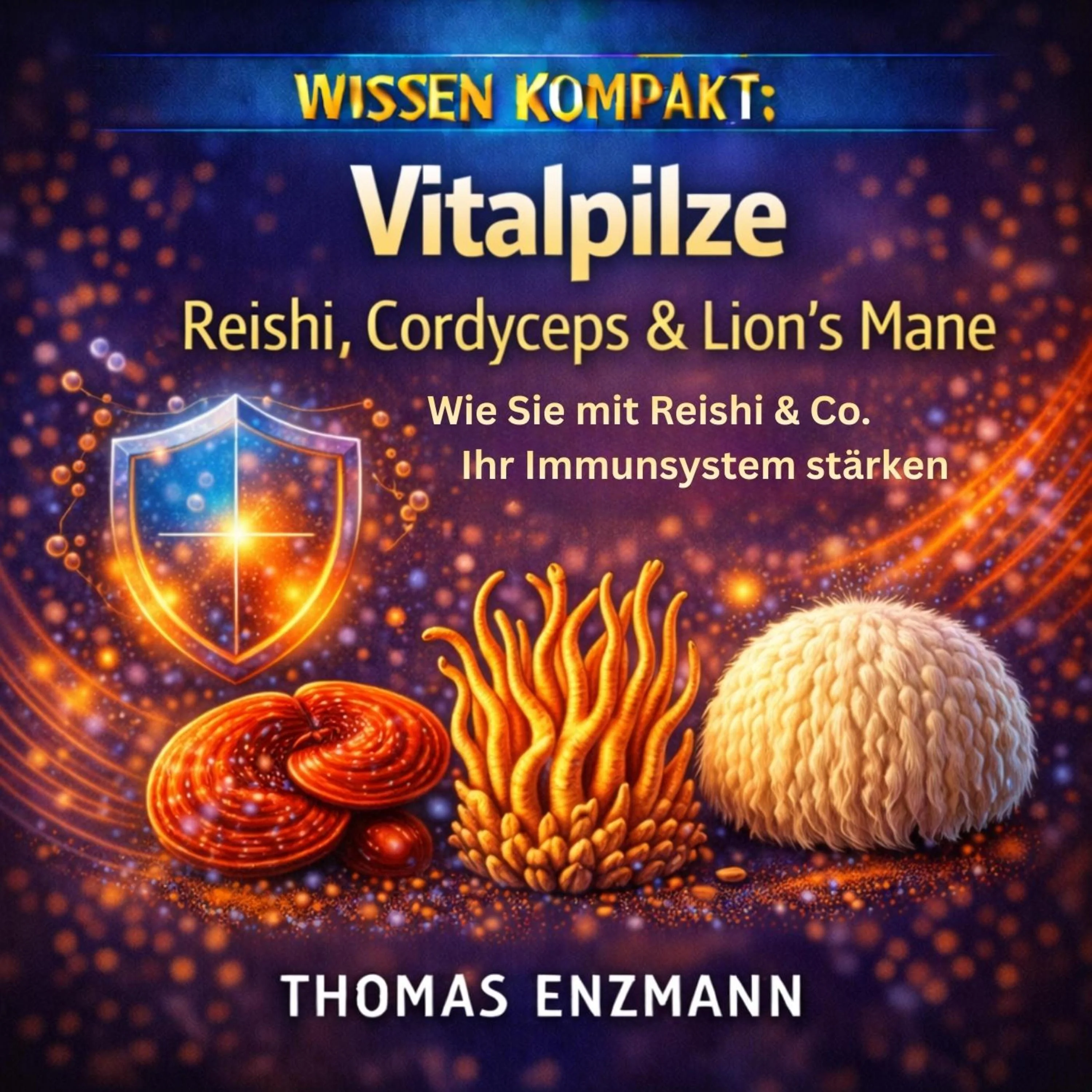 Wissen Kompakt: Vitalpilze -  Reishi, Cordyceps & Lion's Mane