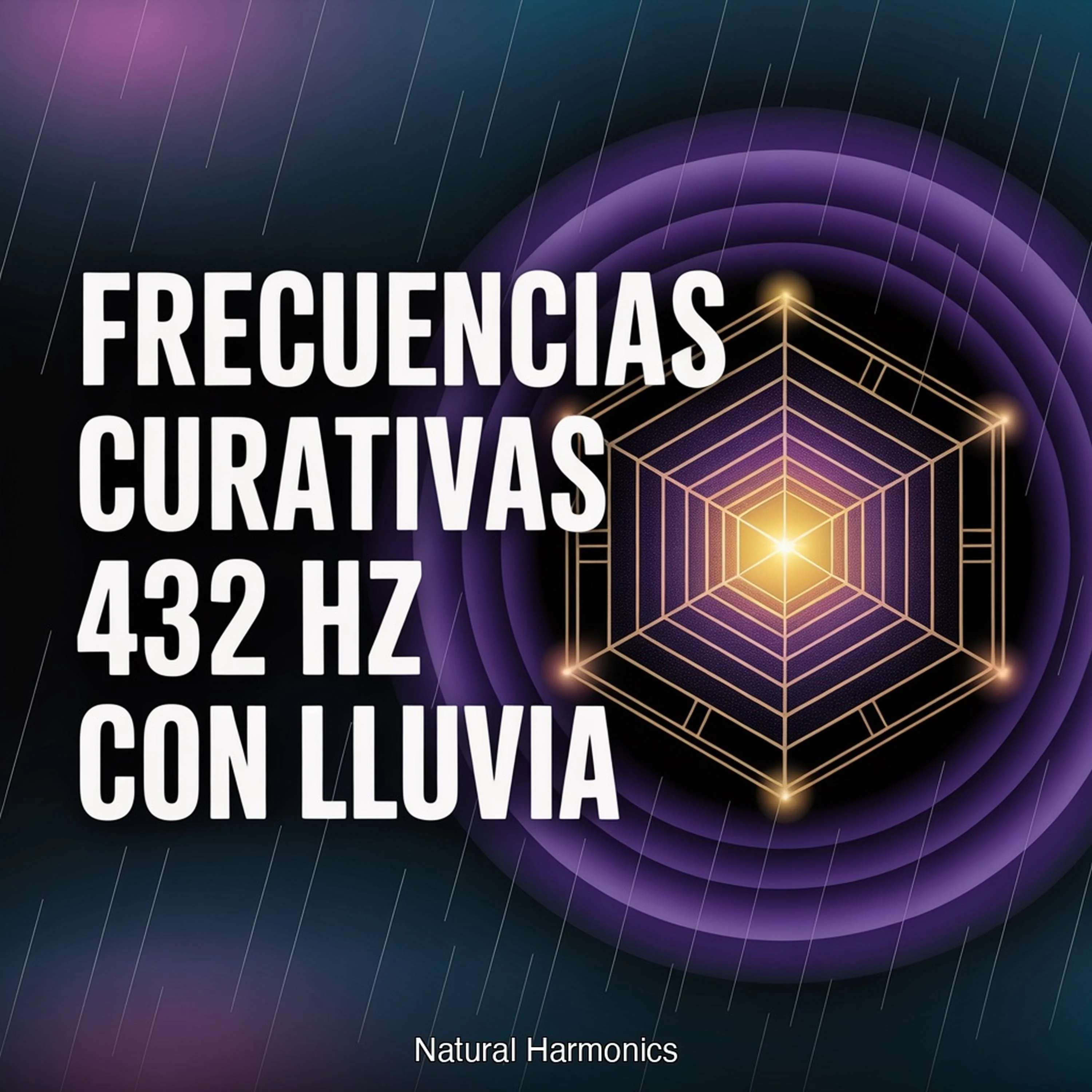 Frecuencias Curativas 432 Hz con Lluvia