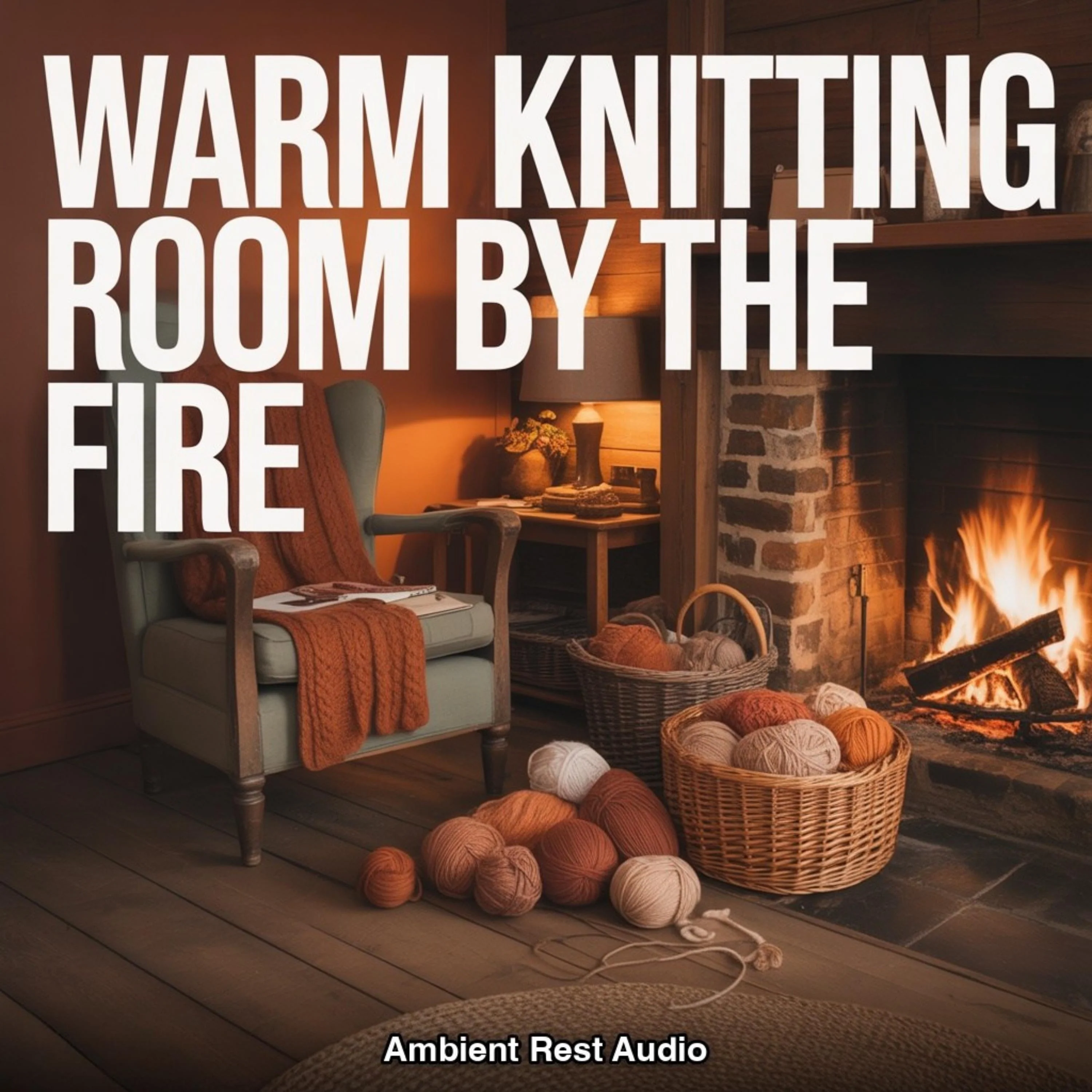Warm Knitting Room by the Fire