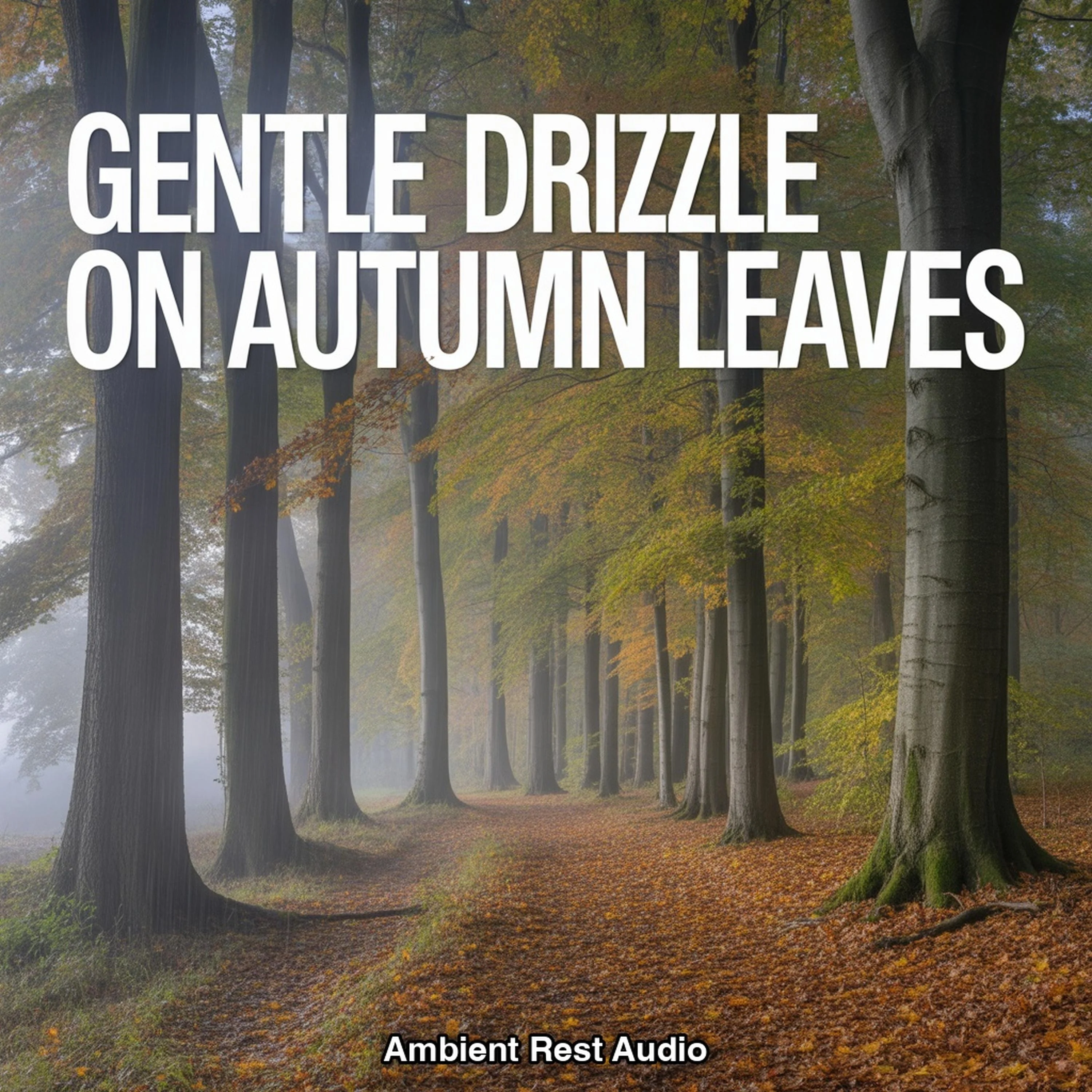 Gentle Drizzle on Autumn Leaves