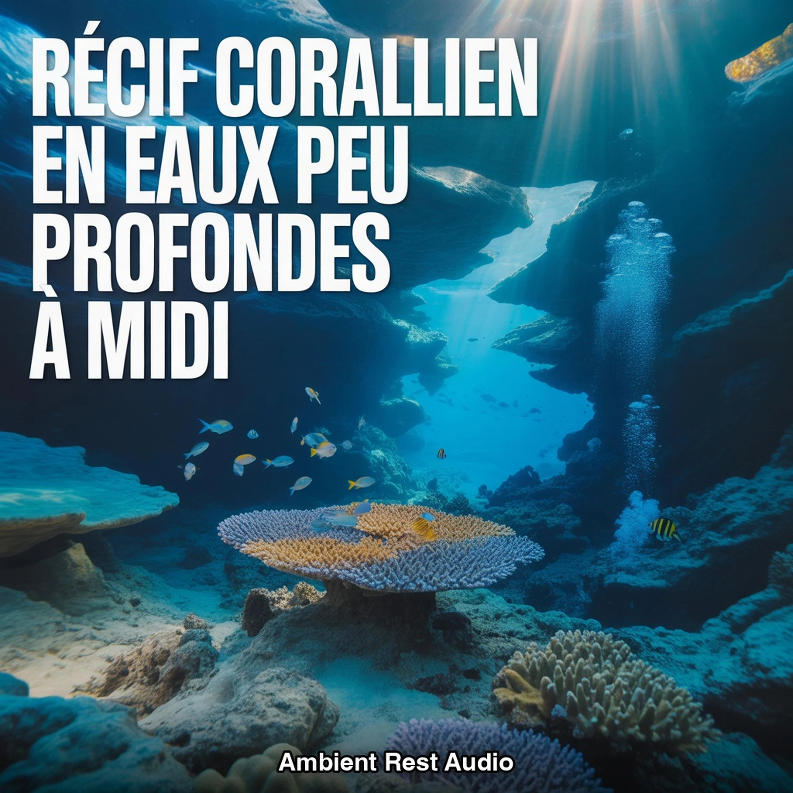 Récif Corallien en Eaux Peu Profondes à Midi