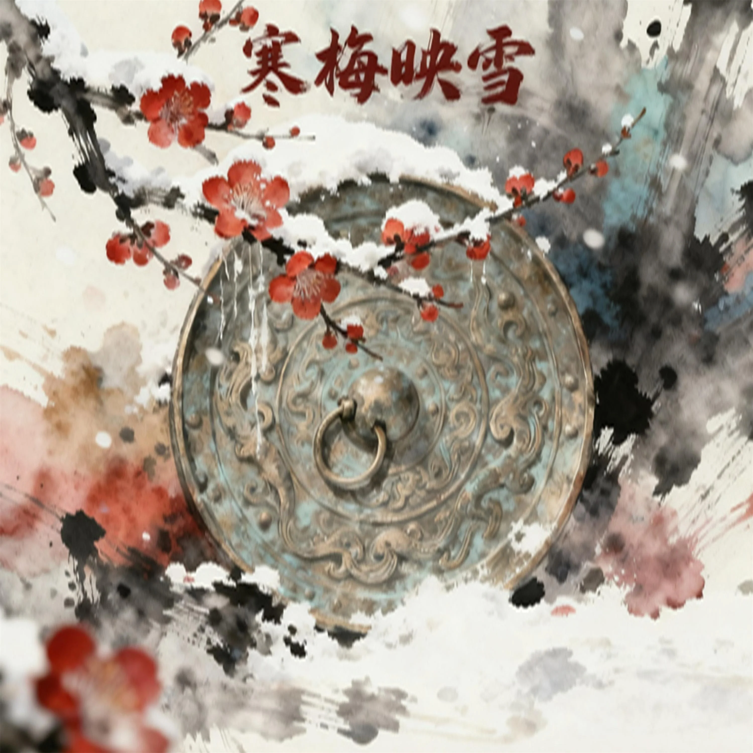 寒梅映雪