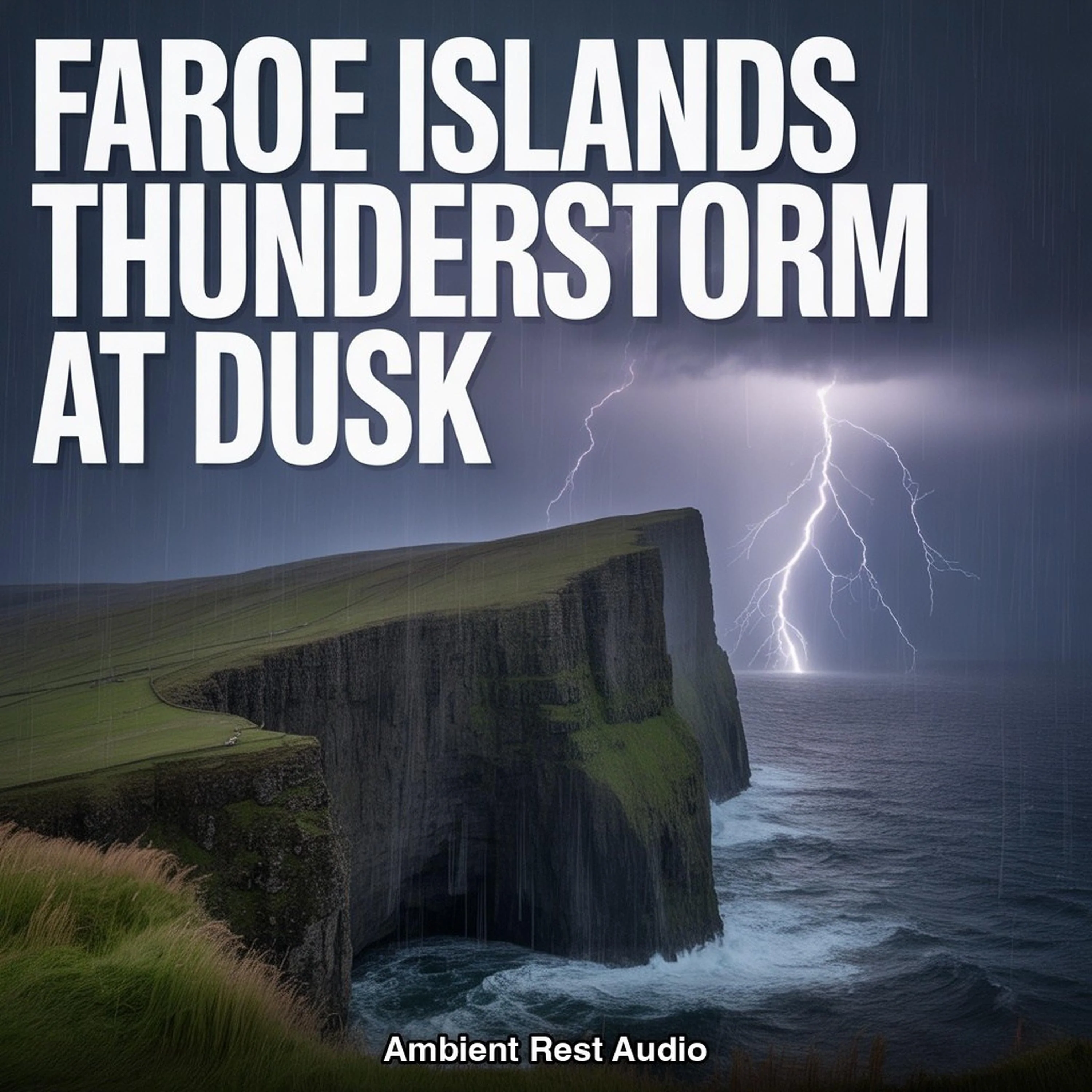 Faroe Islands Thunderstorm at Dusk