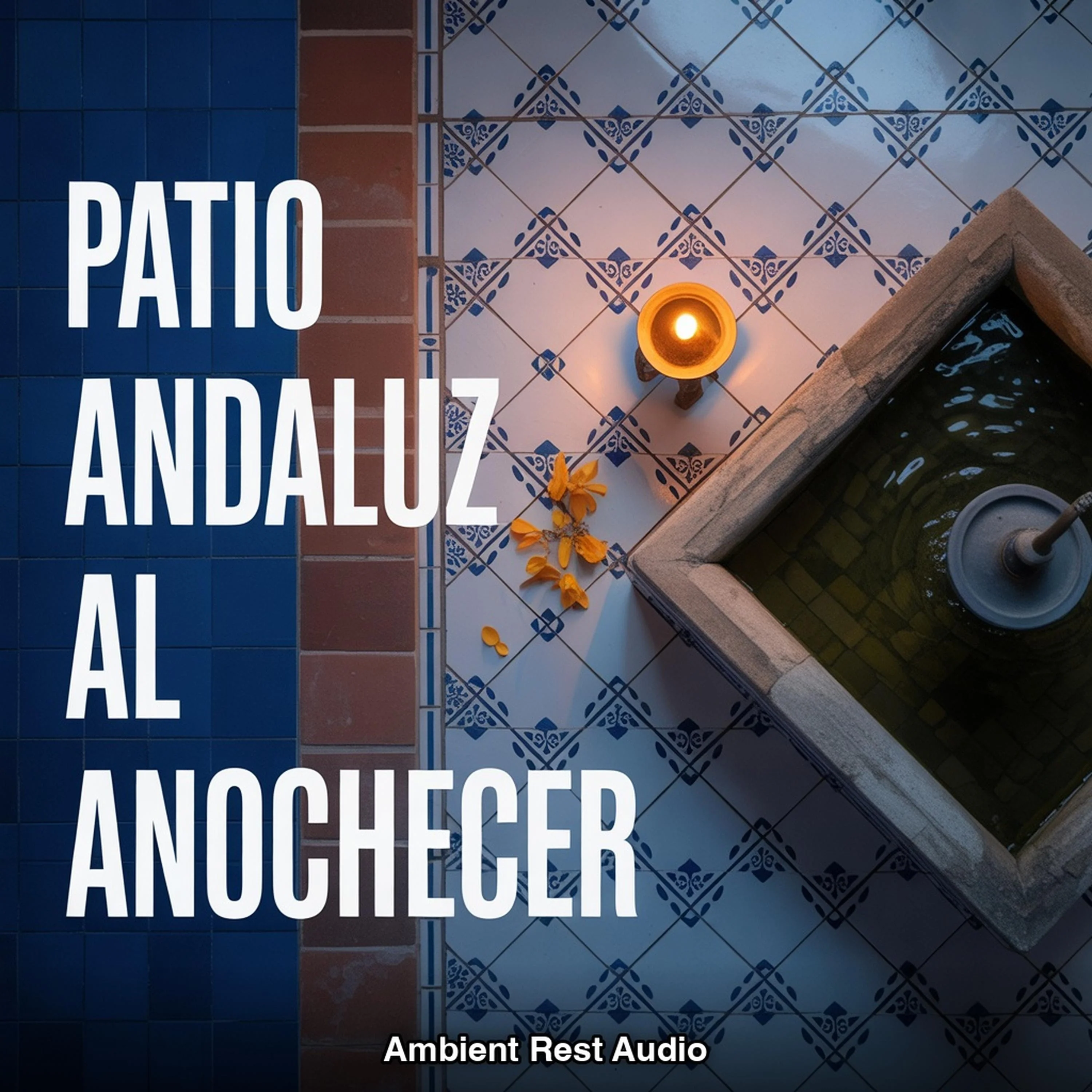 Patio Andaluz al Anochecer