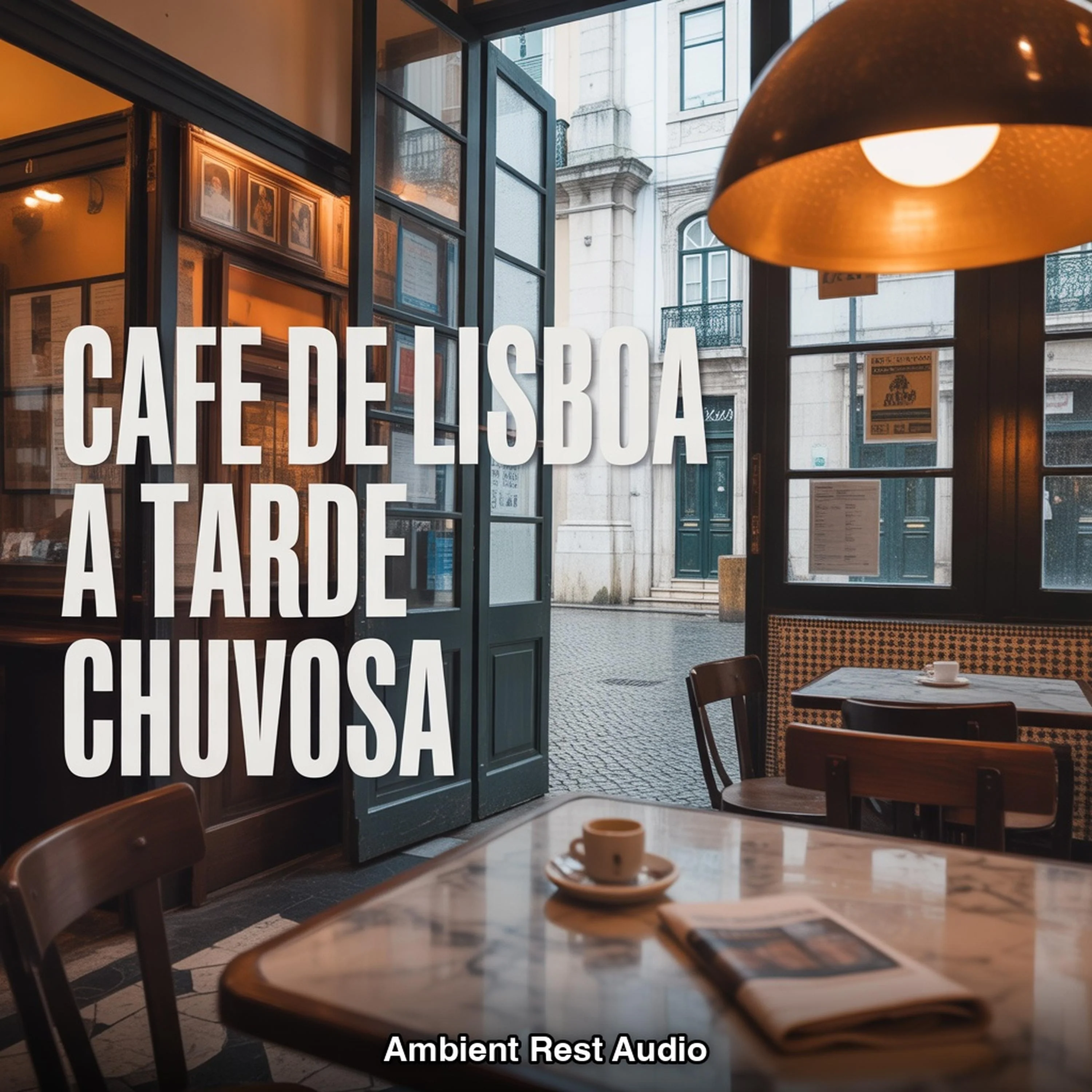 Cafe de Lisboa a Tarde Chuvosa