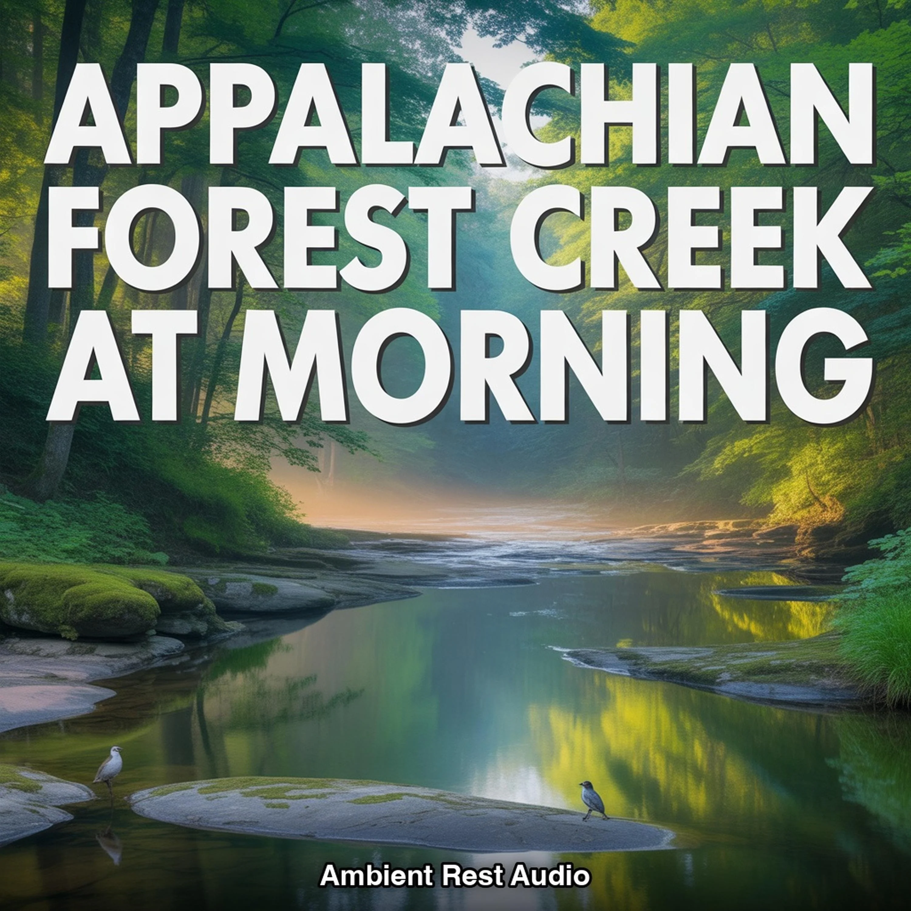 Appalachian Forest Creek at Morning