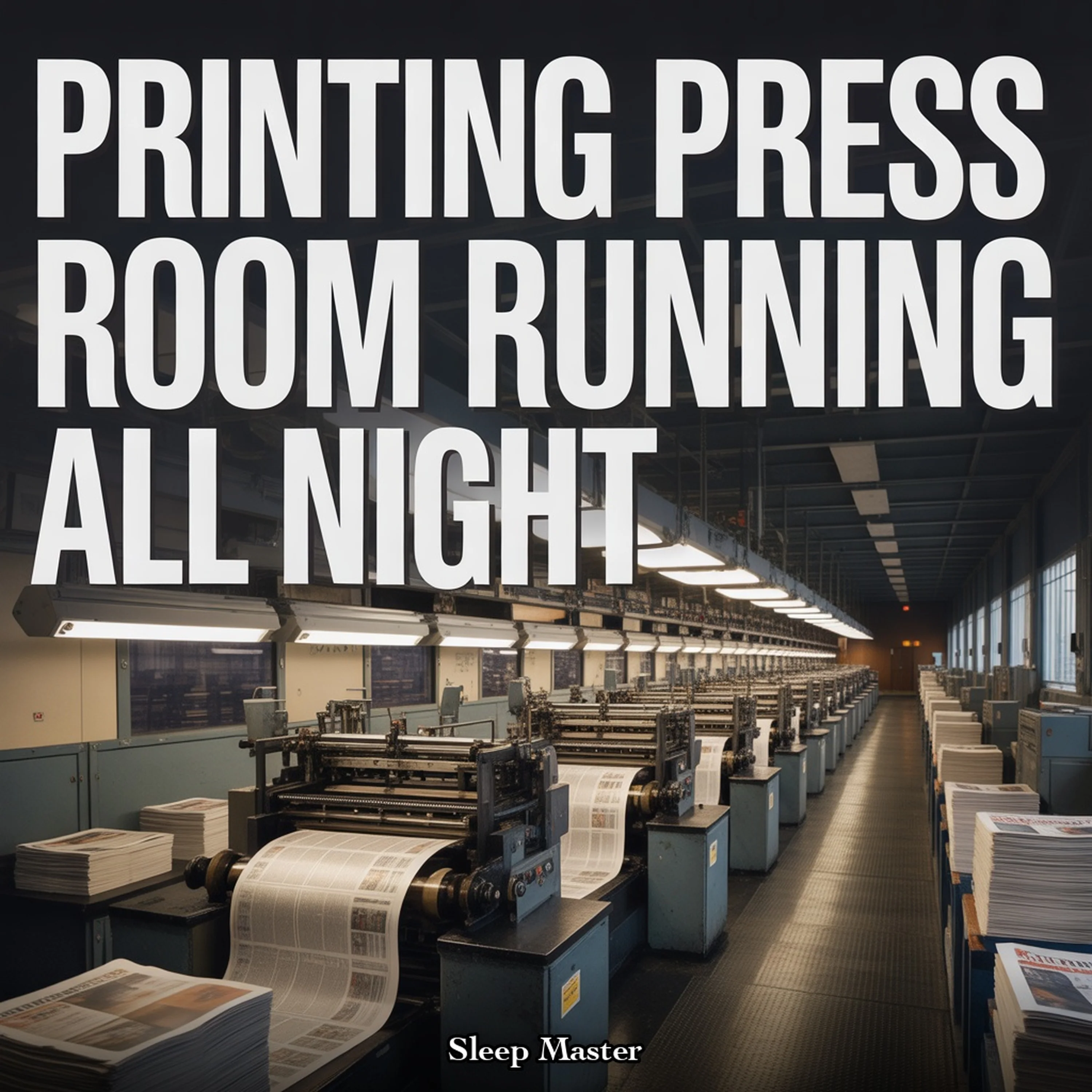 Printing Press Room Running All Night